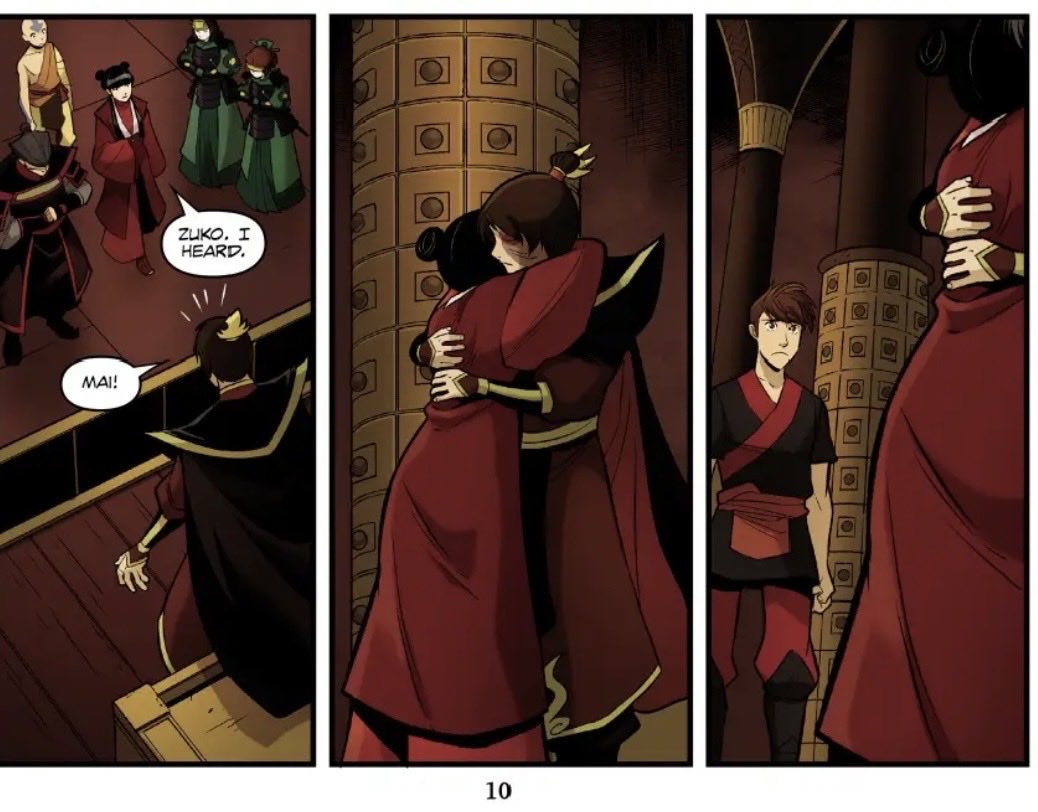Zuko Panel The very same comics that broke Mai and Zuko up have these very panels ...