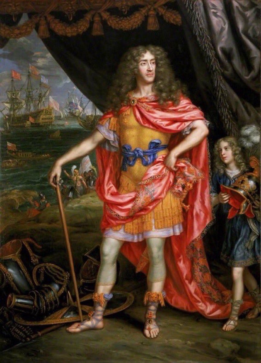 jdmccafferty's tweet image. 30 Apr 1648: Having escaped #London wearing specially made girls' clothes, James Duke of #York arrives at the Hague #otd to be greeted by his sister Mary Henrietta &amp;amp; her husband William II of Orange.    They had no idea, of course, of what lay forty years ahead... (NMM)