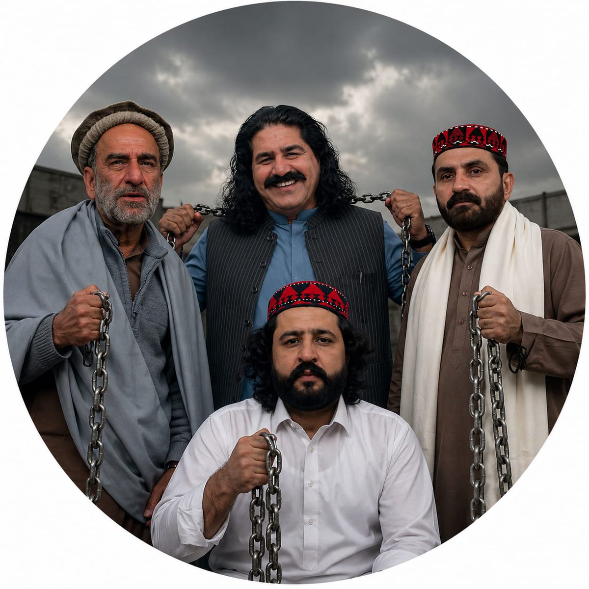 BachaDhwalqrnyn's tweet photo. د خاورې او وطن په جرم نيول شوي سپېڅلي بنديان 
#EndEnforcedDisappearances https://t.co/9JDnHeUMuF