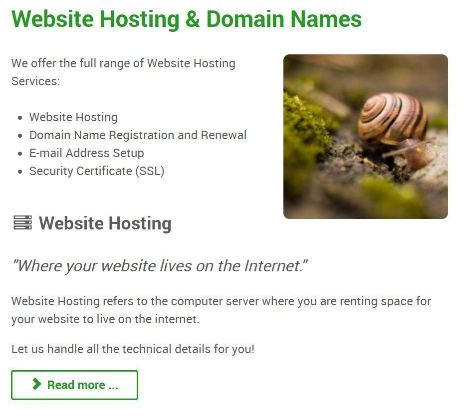 cjgilbertwebpro's tweet image. Website Hosting = "Where your website lives on the Internet."
We offer the full range of Website Hosting Services:
- Domain Name Registration and Renewal
- E-mail Address Setup
- Security
Let us handle all the tech for you!
buff.ly/zxrEID7 
#smallbusiness #businesstips