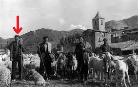 Per davant de casa meua de Benavarri passa la cabanera que va de la Llitera a la Vall d'Aran per la Vall de l'Isàvena i el Pont de Suert. Per astí puiaven mon sogre i els altres pastors. A les fotos que fa Violant Simorra el 1942 al Pont mon sogre teniva 15 anys.
<a href="/xaiecologic/">Toti</a>