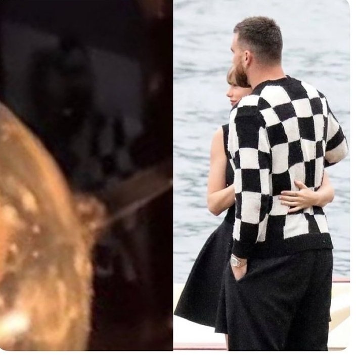 Taylor's wallpaper being a pic of her and travis in italy😭❤