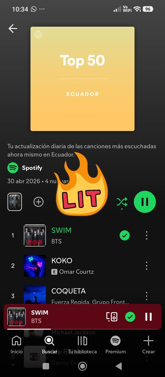 Bangtan_7eli's tweet photo. Lo estamos haciendo excelente 💜🇪🇨 sigamos así 💪
@BTS_twt https://t.co/jFCmy1yEBs