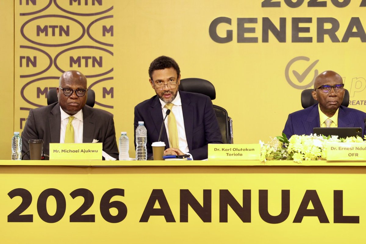 MTNNG's tweet photo. The MTN 2026 Annual General Meeting was more than a statutory session; it marked a bold step forward.

From strategic decisions to visionary leadership, every moment reflected our commitment to progress, transparency, and shared value. https://t.co/zOOFDPLlZy
