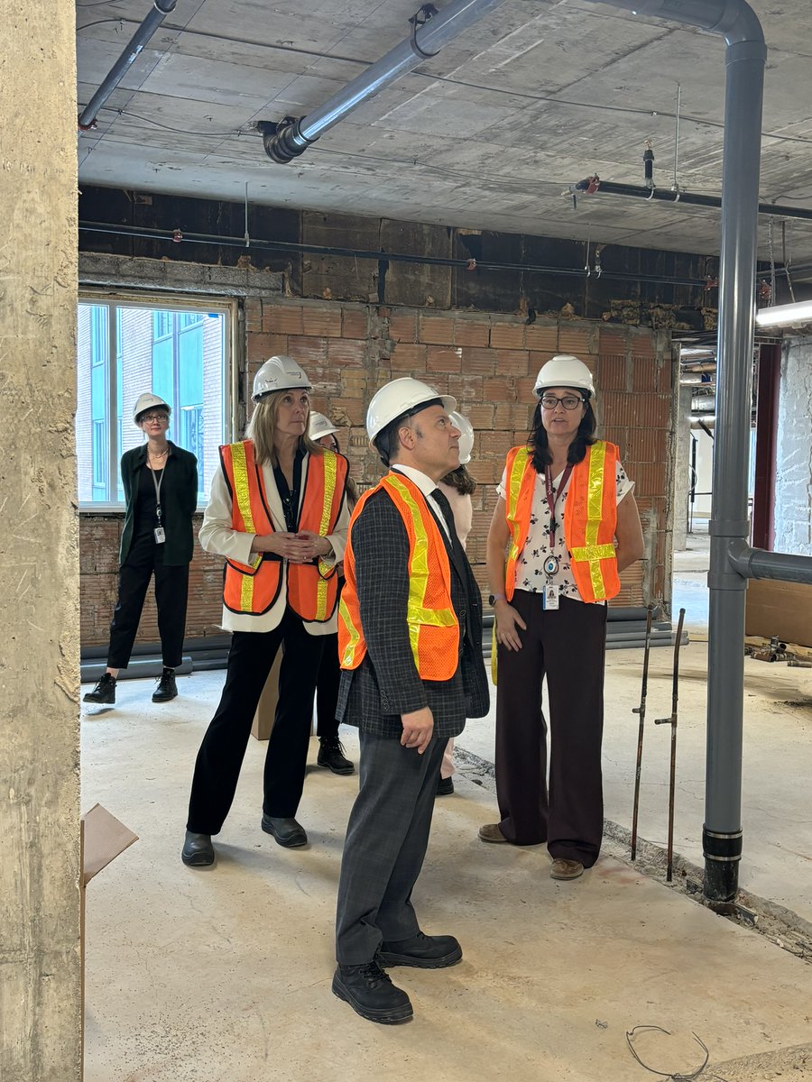 NatalieKPierre's tweet photo. Yesterday, I joined Parliamentary Assistant to the Minister of Health @AnthonyLeardiPC for a tour of the construction site of the new Mental Health and Addictions Unit at Joseph Brant Hospital.

This project is part of our government’s historic investments in hospital capital projects across Ontario and will expand access to mental health and addictions care for Burlington and surrounding communities.