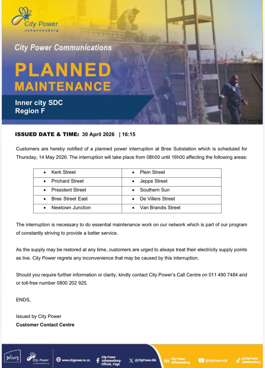 Outage details