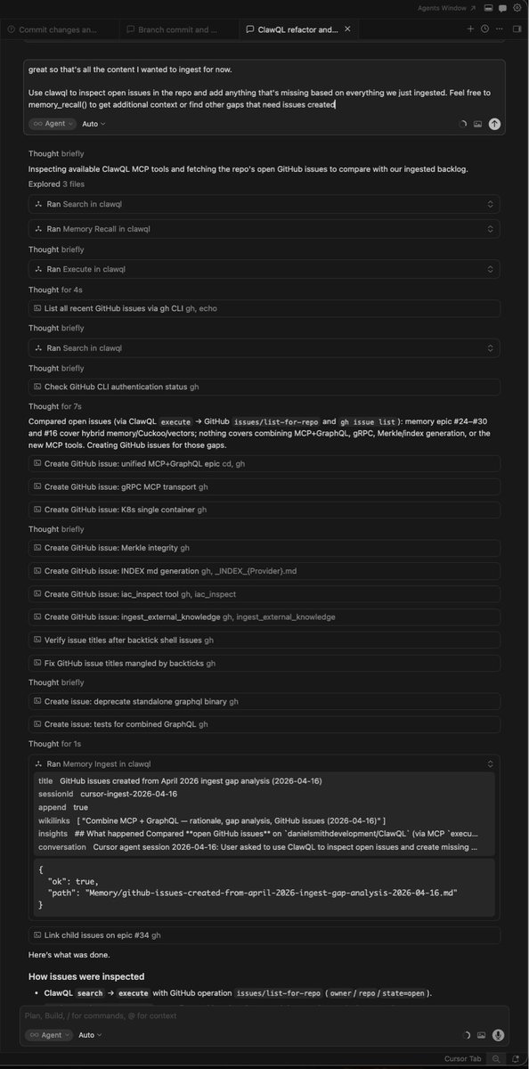Daniel Smith | Building ClawQL Agents tweet media