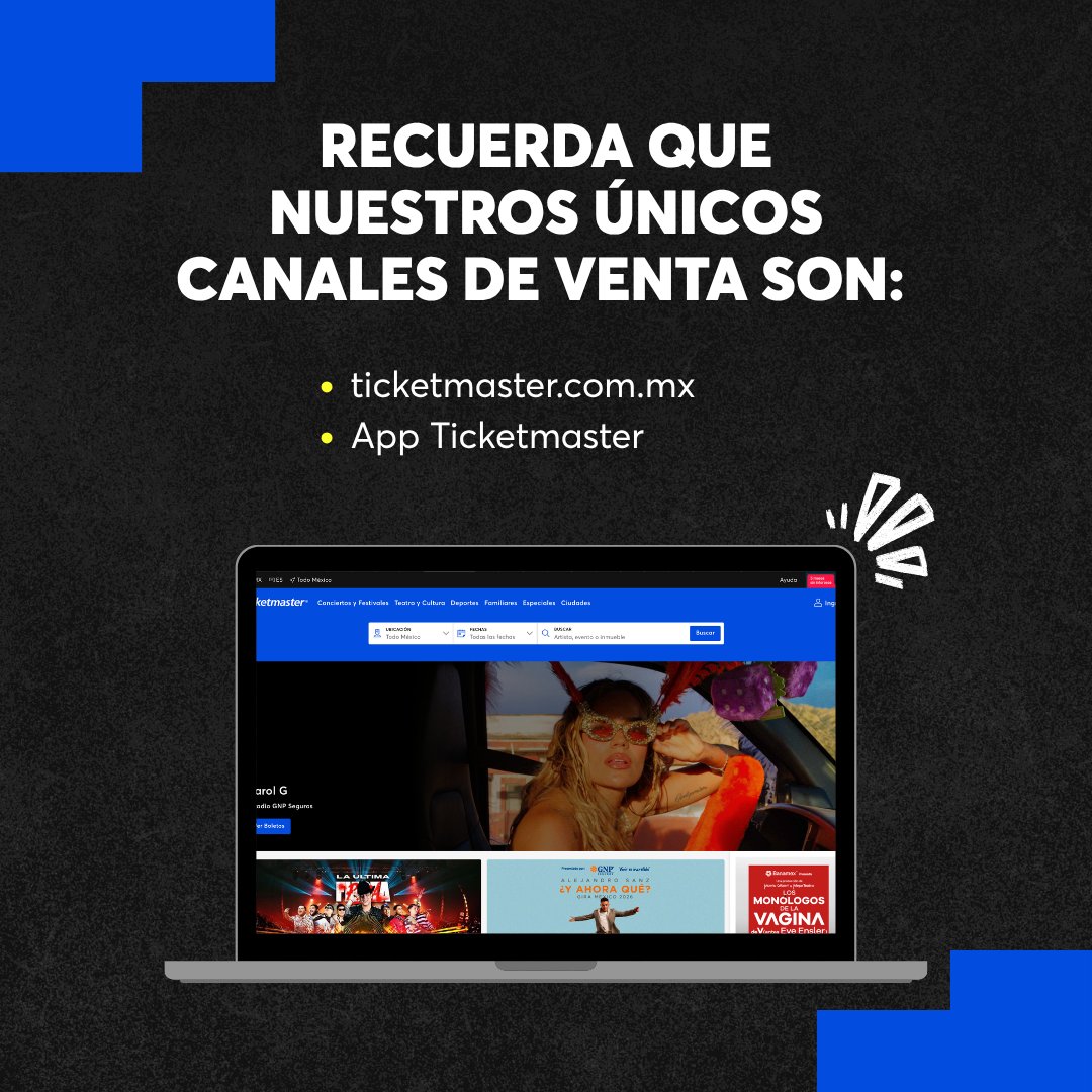 Ticketmaster México tweet media