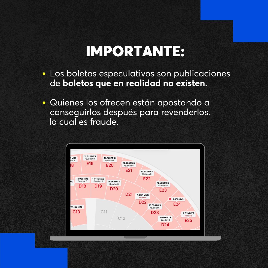 Ticketmaster México tweet media