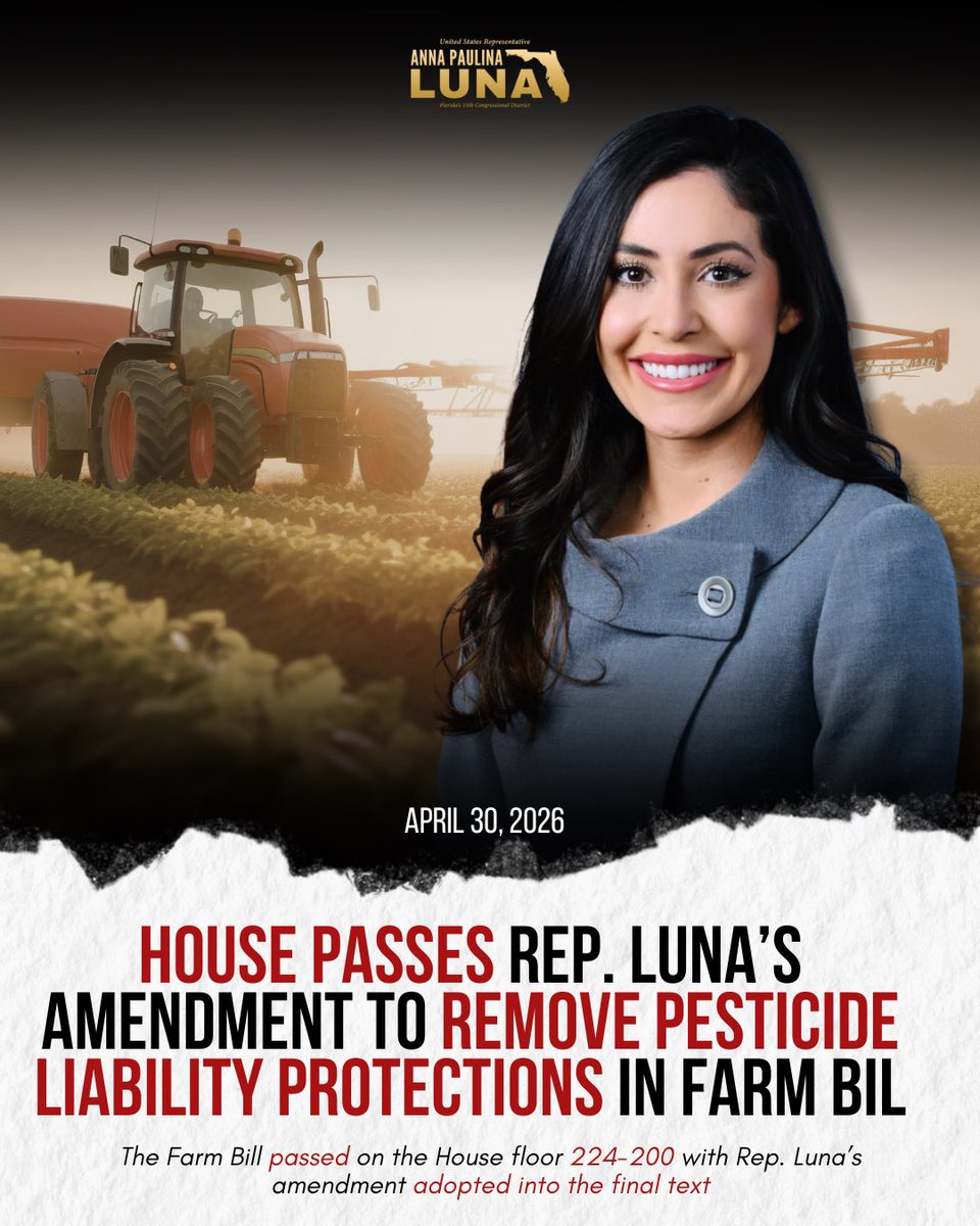 Rep. Anna Paulina Luna tweet media