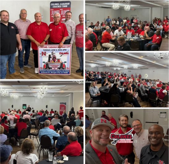 skliebert's tweet photo. 🚨COLONEL CARAVAN – MORGAN CITY 🚨

📅 June 4, 2026 | ⏰ 6PM
🆓 FREE – RSVP

Colonel Nation, join us for great food, drinks &amp; exclusive giveaways as we kick off the Caravan in St. Mary Parish!

Meet coaches, staff &amp; Tillou 🎉

👉 RSVP: https://t.co/QQz04GEN9d

#ColonelNation https://t.co/7lkWktmlj7