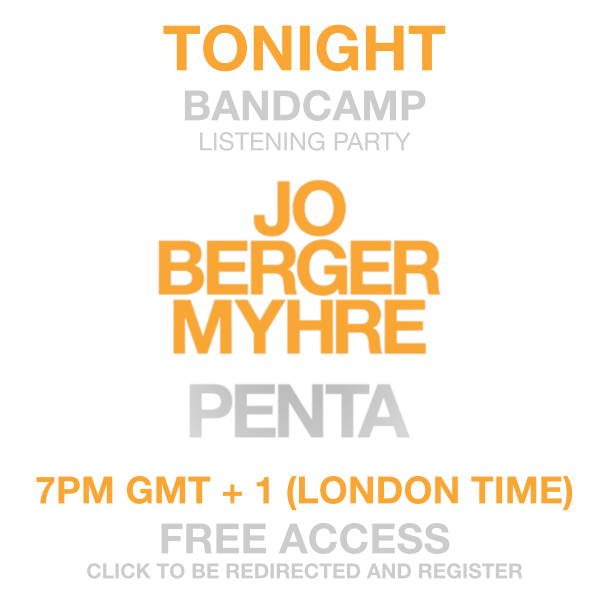 RareNoise's tweet photo. Join Jo Berger Myhre at the PENTA Bandcamp Listening Party! 
TONIGHT 30 APRIL - 7PM GMT + 1 (LONDON TIME) 
 https://t.co/StdIHpAj6e https://t.co/3mEQsrUIdS