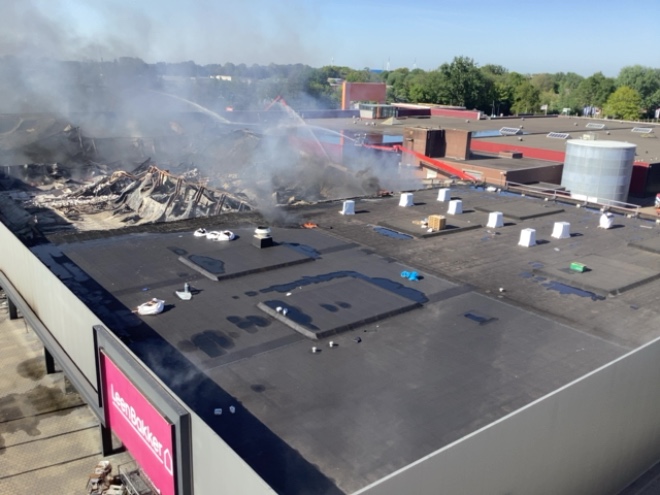 Brand in meerdere panden