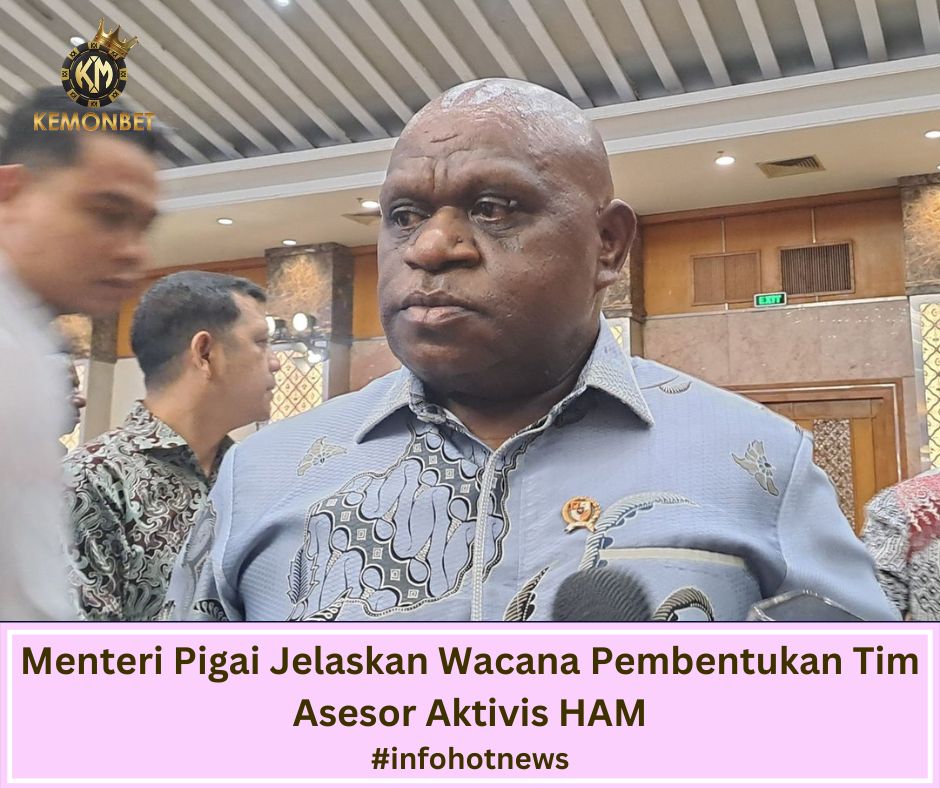 KemonHotnews's tweet image. Menteri HAM Natalius Pigai menjelaskan rencana pemerintah membentuk tim asesor untuk pembela atau aktivis HAM. Tim asesor HAM ini akan bekerja di bawah sejumlah komisi nasional (komnas) setelah UU HAM yang baru dibentuk

#infohotnews #ham