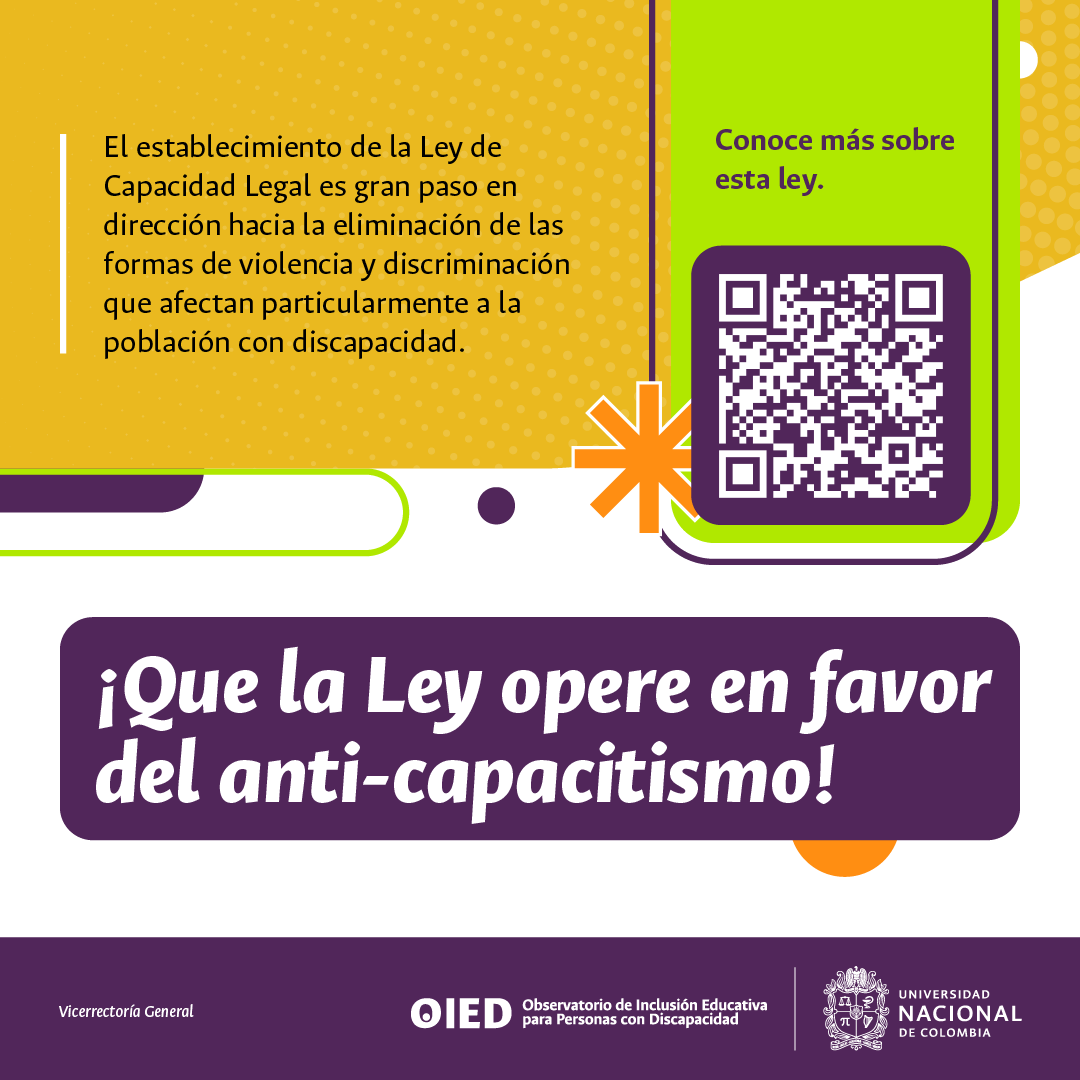 Observatorio Discapacidad UNAL tweet media