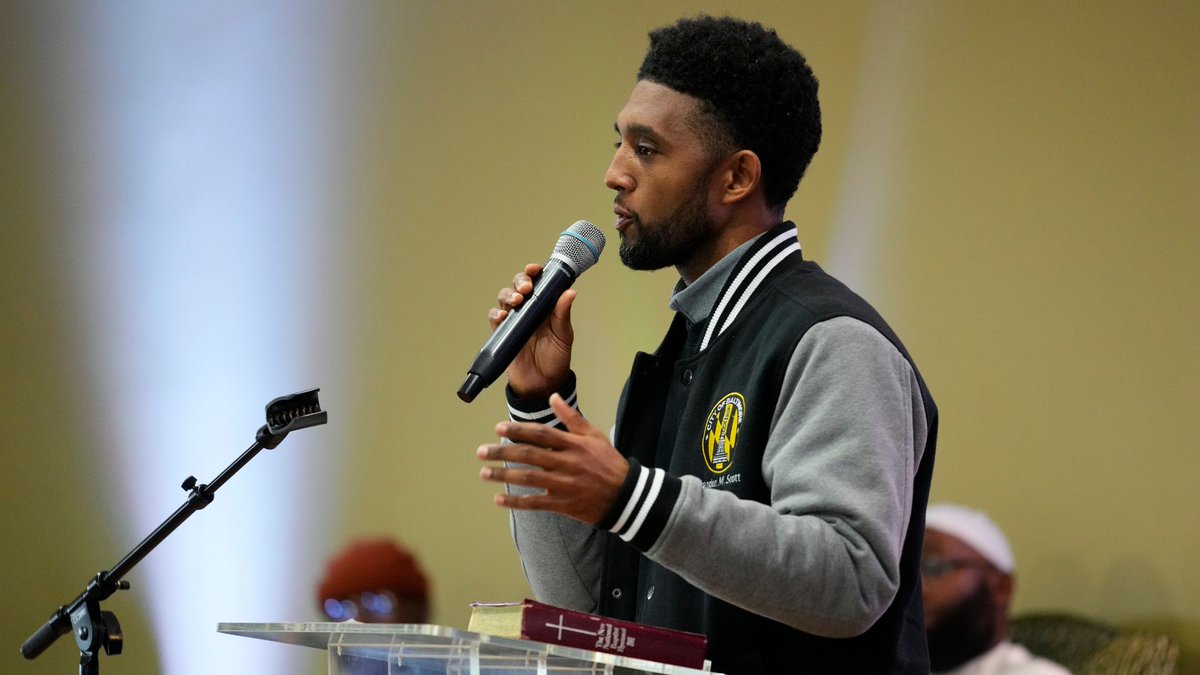 afronews's tweet image. #Baltimore Mayor #BrandonScott, newly appointed chair of the Baltimore Metropolitan Council, highlights transit and infrastructure as key priorities for the region. afro.com/mayor-scott-tr…