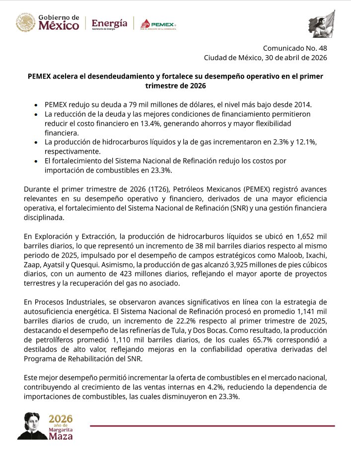 Petróleos Mexicanos tweet media