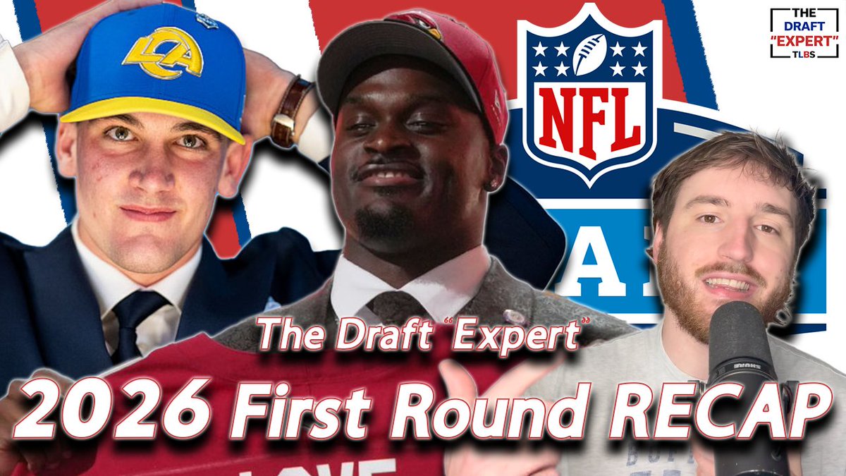 logan_blackman's tweet image. 🚨NEW VIDEO🚨

2026 NFL Draft First Round RECAP | The Draft "Expert"

#NFL #NFLDraft #Recap #YouTube 

🔗: youtube.com/watch?v=sH8Tl2…