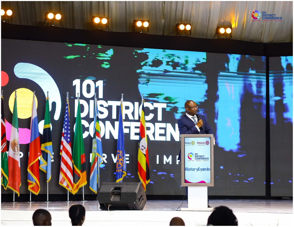ssenda_'s tweet photo. A statement still rings in my mind, "What will you be remembered for?". I look forward to the 102 District conference in Gulu next year.
#RotaryEyamba #DISCON101 https://t.co/YV0idPVpyx