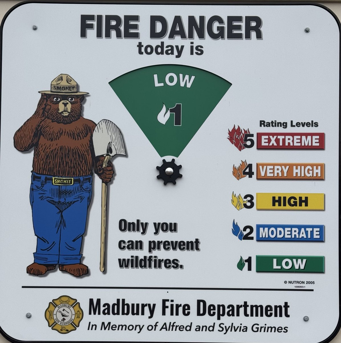 Roundlights's tweet photo. Fire Danger - 4/30/2026 https://t.co/ldlOZIcMNq