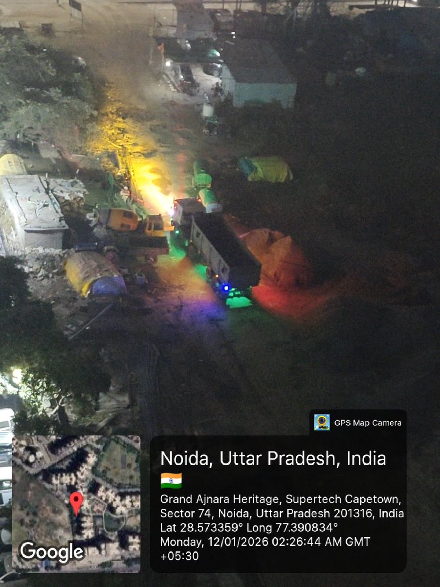 _ankitmishr's tweet photo. @PrinceT45848147 @noida_authority @uppcbofficial @CPCB_OFFICIAL @CMOfficeUP @UPGovt @UppcbN @uppcbofficial @CMOfficeUP @myogioffice @CeoNoida @noida_authority 
Construction on an open plot next to our Noida society has gone on >1 year with no timeline. Hundreds of homes affected by heavy dust. 24x7 work. Open defecation too. Unlivable conditions. Urgent! https://t.co/aJCyUqHuT5