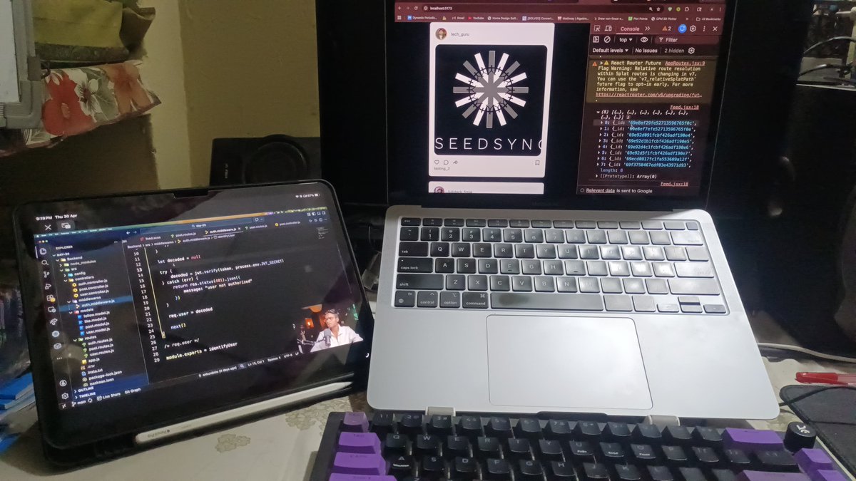 jjoohhhnnyyy's tweet image. Day 103 of #150DaysOfCode – Feed Page 
Built feed UI + integrated backend.
• Posts API
• Like feature
• API tweaks
Frontend + backend syncing better now.
@ankurdotio 
@sheryians_

#150DaysOfCode #ReactJS #NodeJS #BuildInPublic