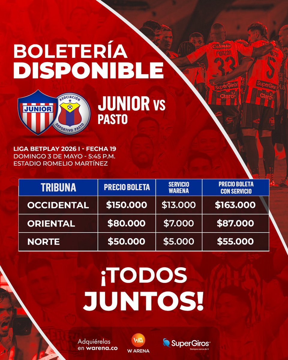 Junior FC tweet media