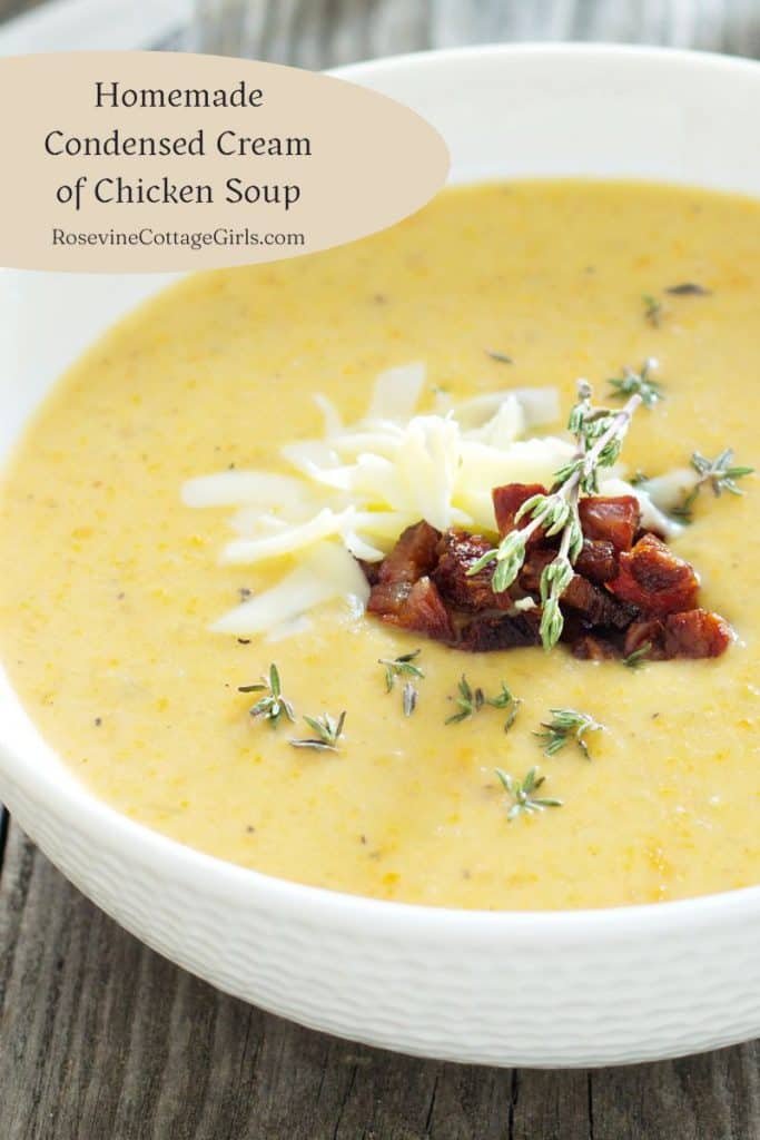 RosevineCottage's tweet photo. Ditch the Can and try our amazing condensed cream of chicken soup! #chickensoup #homemade #creamofchickensoup #recipe  https://t.co/5aoW3kxMk5 via @@RosevineCottage https://t.co/na59X19lUf
