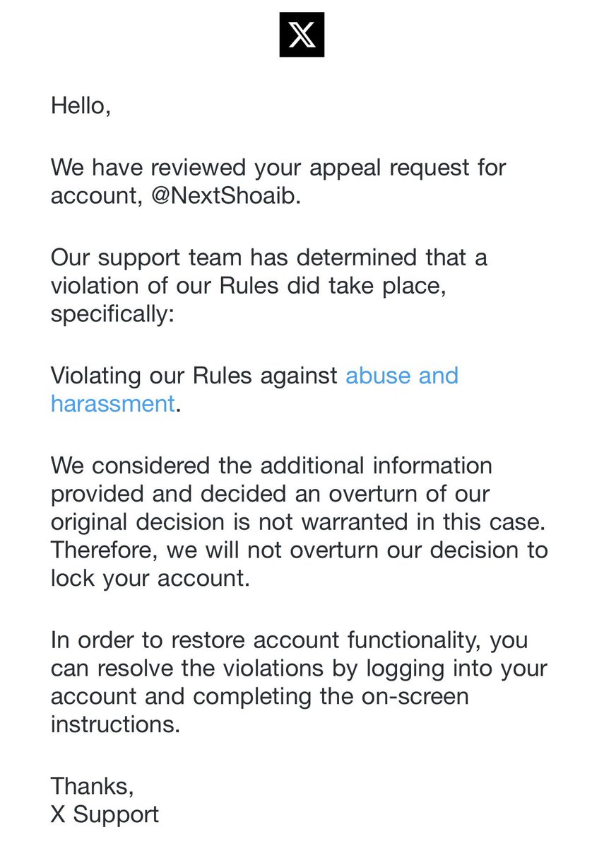 Yoddha_0's tweet image. .@XSupport @Support I keep getting the same automated email for @NextShoaib, but the 'Start' button is still missing! 🚫

Your UI is broken and I can't follow instructions. Please fix this bug! 🛠️

CC: @NikitaBier

#XSupport #TechnicalGlitch