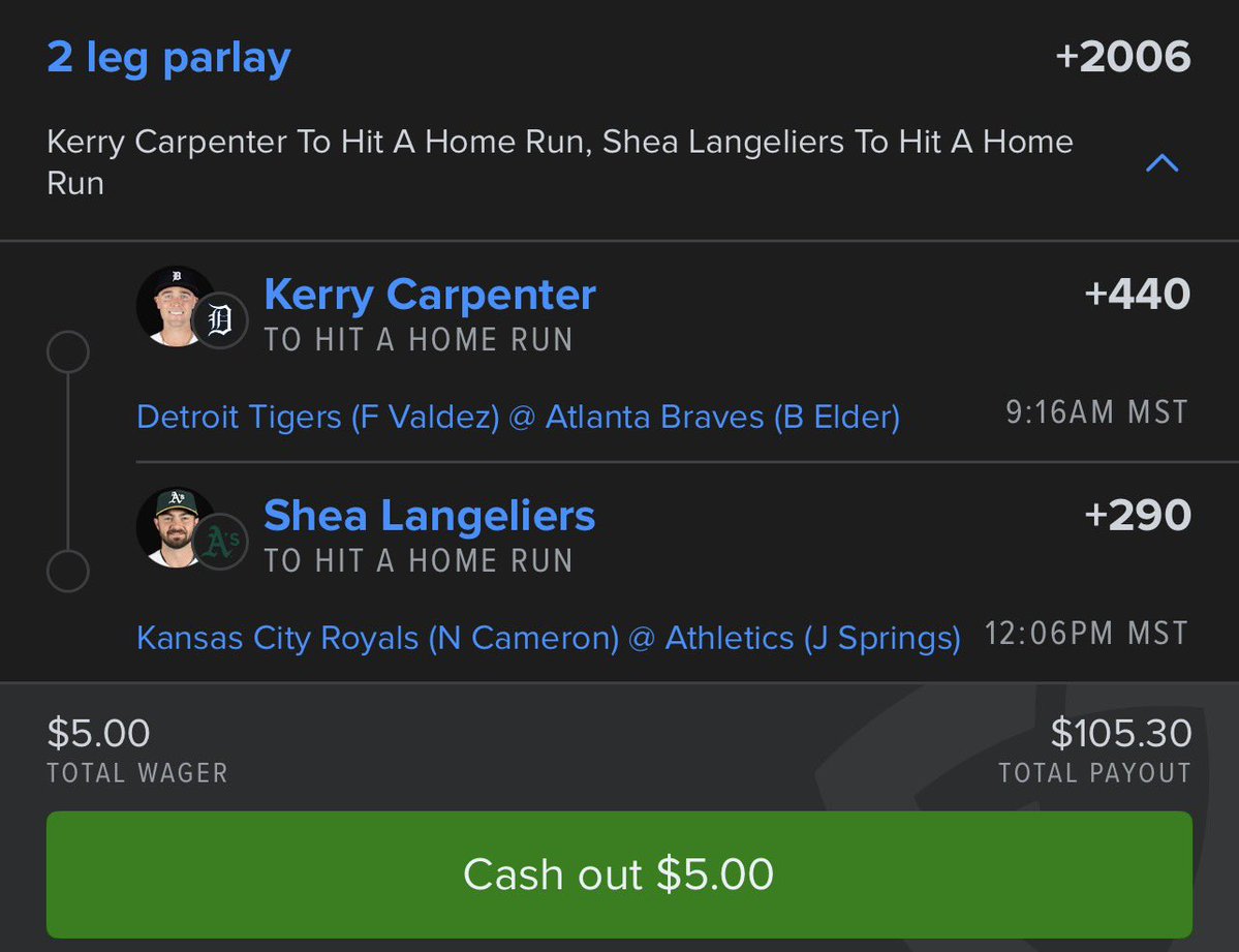 DaBeastTyrese's tweet image. Day 7 of the 7 bets 7 days challenge (LAST DAY!)
Total balance: $15

Day 7: $35-(pending amount
$♾️).

@everyone watch this greatness happen or tail what you like 💰😌

Let’s go out with a BANG ‼️#mlb #parlays #greatness #fanduel