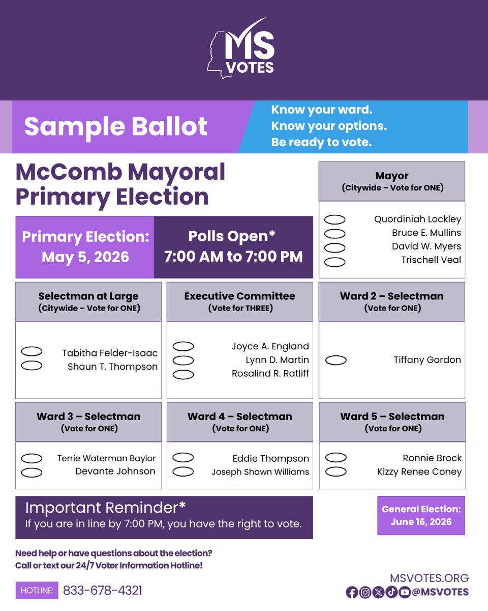 Mississippi Votes #StayVocalActLocal tweet media