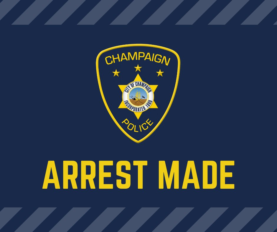 ChampaignPD's tweet photo. A Champaign teenager has been arrested for his role in a shooting on Tuesday, April 28, that left one person injured. Even with an arrest, this remains an ongoing investigation. Champaign Police ask that anyone who has additional information please call 217-351-4545. Arrangements can be made for information to be shared privately. Anyone wishing to remain anonymous may also submit tips to Crime Stoppers by phone at: 217-373-8477 (TIPS); online at https://t.co/PCN5oWEH7q; or the “P3 Tips” mobile app. 

Full Release: https://t.co/pVpnq61Ngv

[IMAGE DESCRIPTION: A Champaign Police logo appears on a dark blue background with the text "ARREST MADE"]