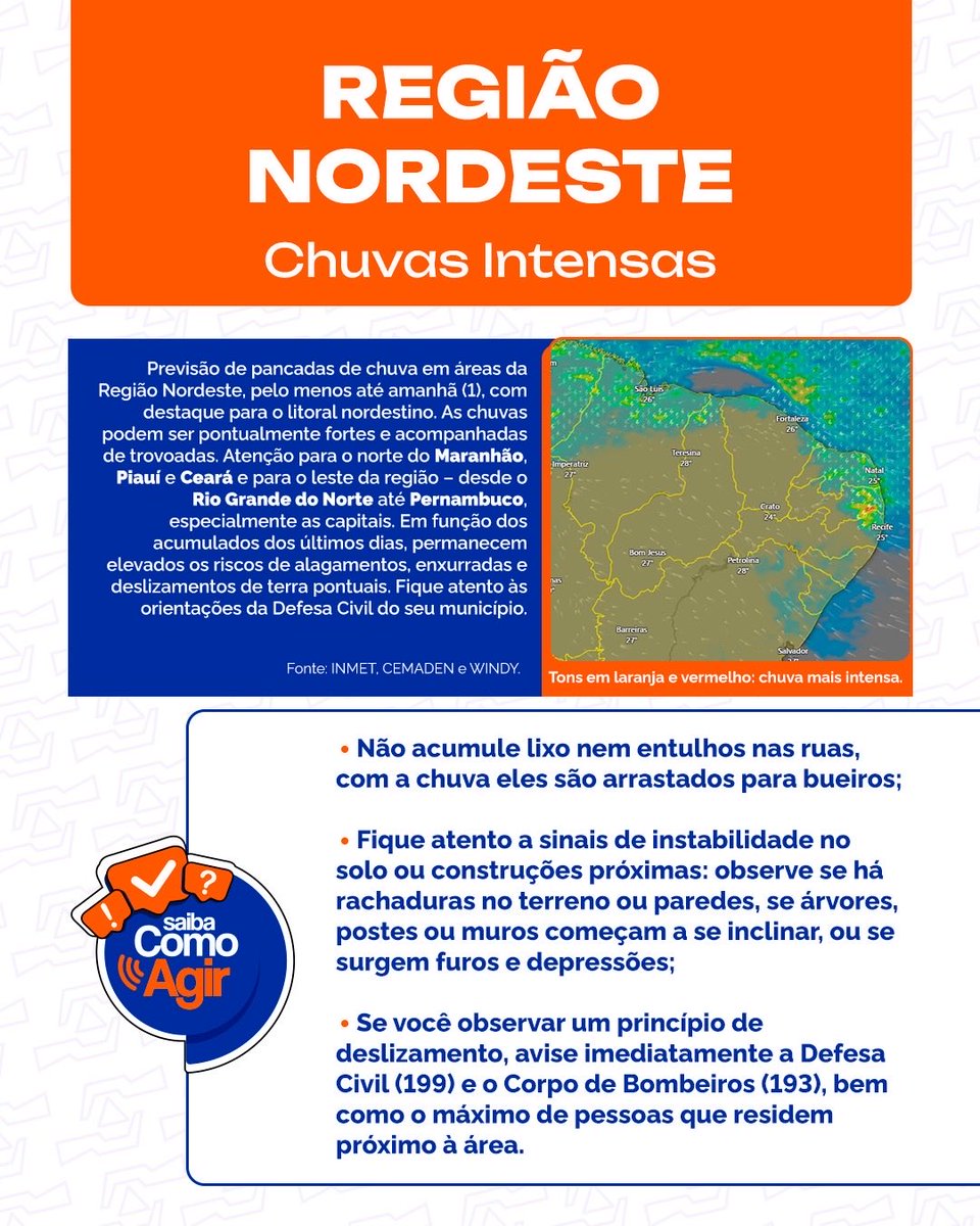 Defesa Civil Nacional tweet media