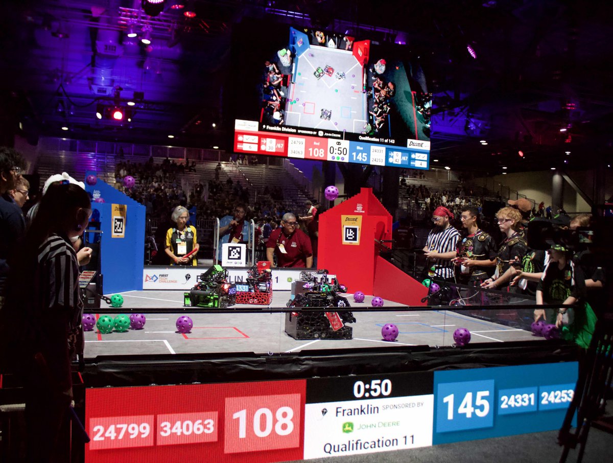 SentinelSwagger's tweet photo. ASCTE Robotics is competing at the FIRST Robotics World Championship in Houston! Our team is taking on the global stage in the Franklin Division, representing ASCTE with skill, innovation, and Sentinel pride.

Tune in live: https://t.co/TPCBeYgw96 https://t.co/1FDY5JGj7E