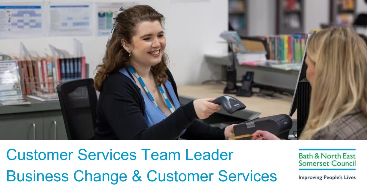 bathnesjobs's tweet image. We’re searching for a passionate Customer Services Team Leader to lead a talented group of colleagues who support residents 

To apply: ow.ly/1PIy50YSnp1

#CustomerServices #Leader #Bath #Somerset #Improvingpeopleslives #Bathjobs #Bristoljobs

No agencies
