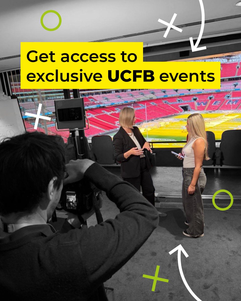 ucfb's tweet image. Love creating content? 🎥 📸

Turn your creativity into real experience at UCFB 🤩
Capture matchdays, guest speakers, campus life &amp;amp; more while building your portfolio + CV 🚀

Apply by July 1st 👇
ow.ly/Ps0b50YSjuy

#UCFB #ContentCreators #SportsCareers #SportsMedia