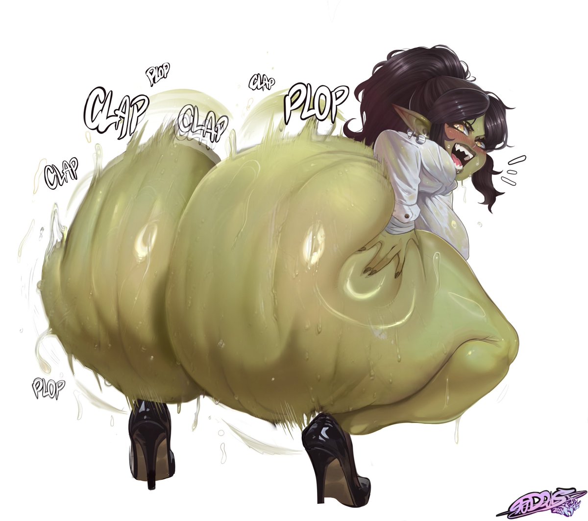 Commission 🍑- <a href="/Bubbly_Goblin/">Queen of Extra Thicc Caked Up Goblins! 🔞</a>