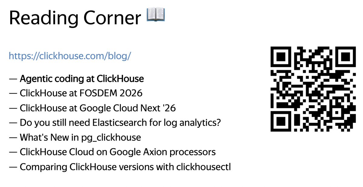 ClickHouse tweet media
