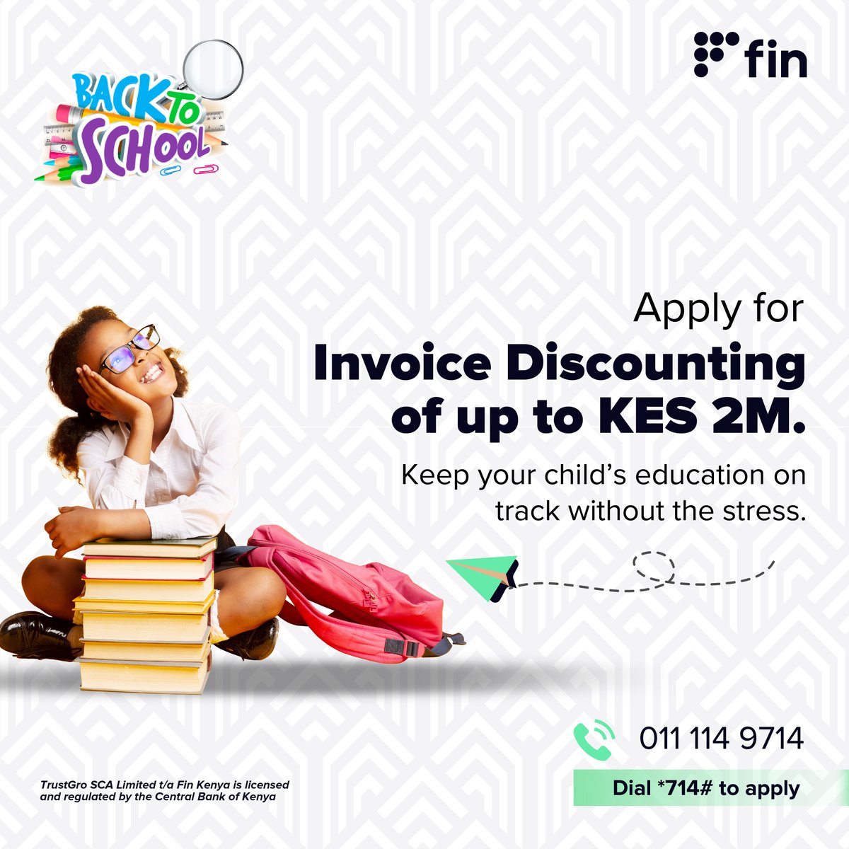 HQFinAfrica's tweet image. Business meets family!
Get the liquid capital you need to sort school fees today.

 📞 Call 011 114 9714 or dial *714# to apply!

 #invoicediscounting #loans #buinessloans