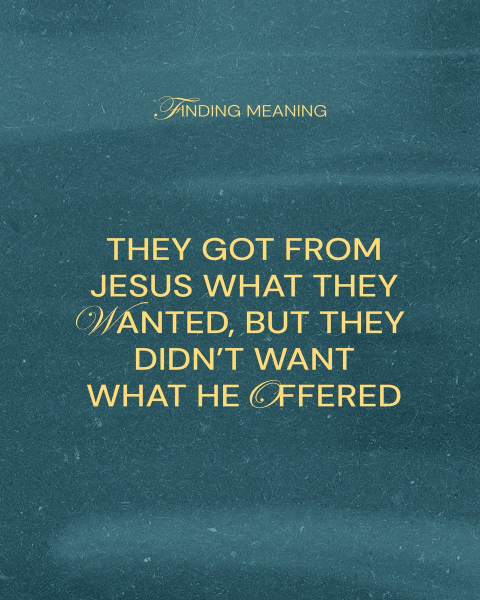 AndreJKruger's tweet image. People often come to Jesus looking for power and supernatural help, while yes, Jesus does provide and perform miracles, but if that is the only reason we follow Him, we may be missing the real Jesus. 🌱

Full sermon ▶️ bit.ly/4de3gn6

#SundaySermon #BreadOfLife #Bible