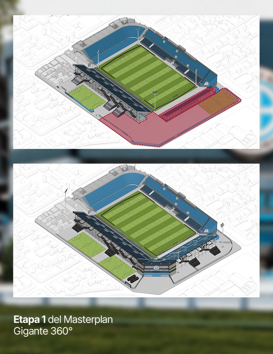 Etapa 1 del Masterplan Gigante 360° 😍🏟️