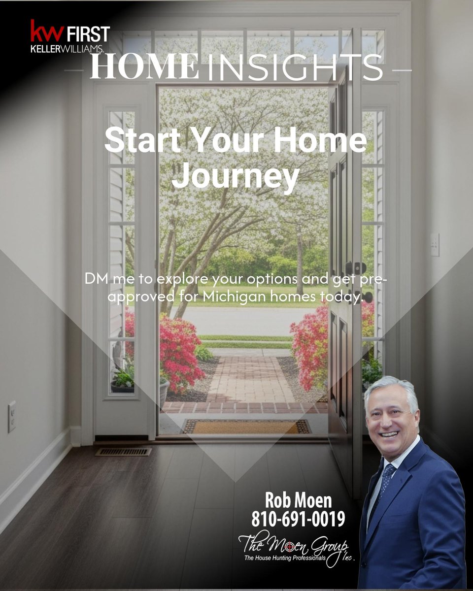 A pre-approval letter is the smart way to turn your Michigan home search into a winning offer. 🏠

It proves you are a serious buyer from day one.

DM me to talk through your options.