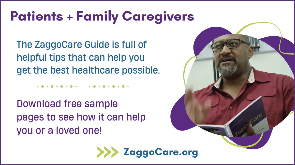 ZaggoCare's tweet image. Why do #patients &amp;amp; family caregivers love the tips in the ZaggoCare Guide? Download free sample pages to see why! bit.ly/371c80b

#Cancer #ALS #MS #Parkinsons #COPD #Diabetes #HeartDisease #RenalFailure #AIDS #OrganTransplants #LiverDisease #Stroke #TBI #Lupus #Dialysis