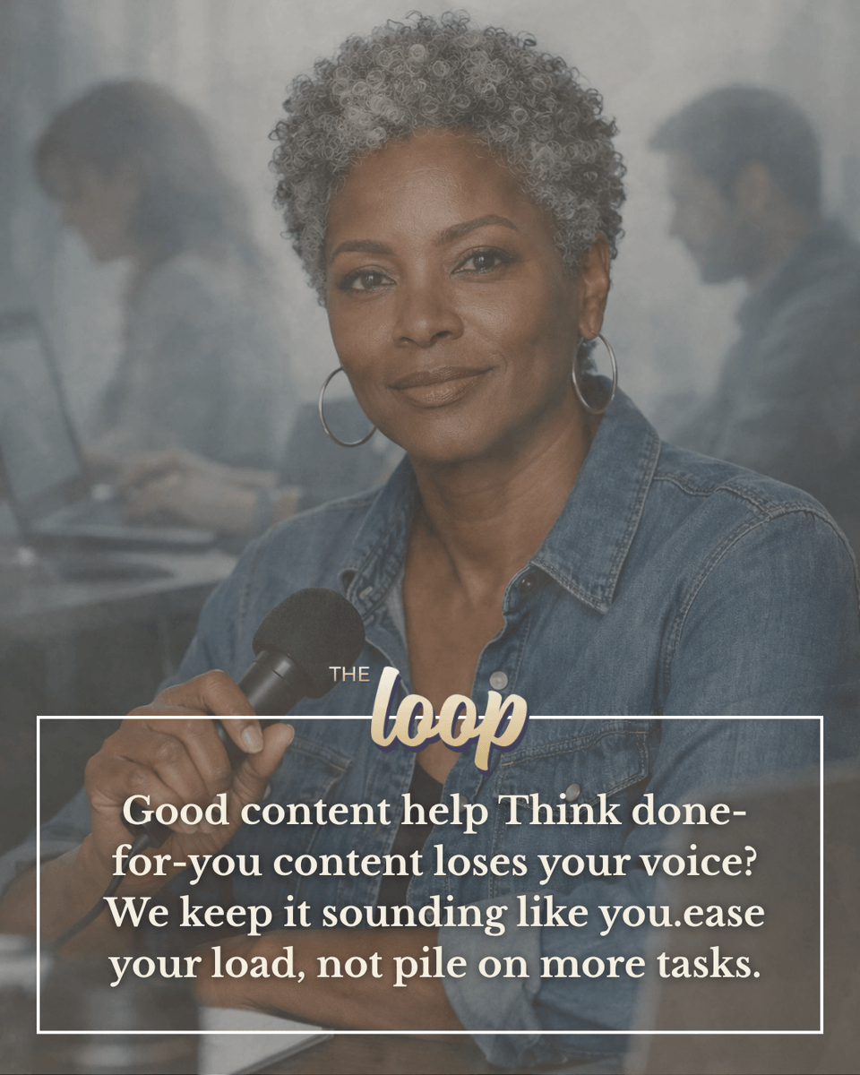 jeffreyeric's tweet photo. Think done-for-you content means losing your voice? We learn how you speak, what you care about, and keep it sounding like you. Drop a comment.

Join the loop! https://t.co/HAk6Nkuq3B 

#TheContentLoop #SocialMediaManagement #DFY #Loop #Voice https://t.co/fAgQM1fm8Q
