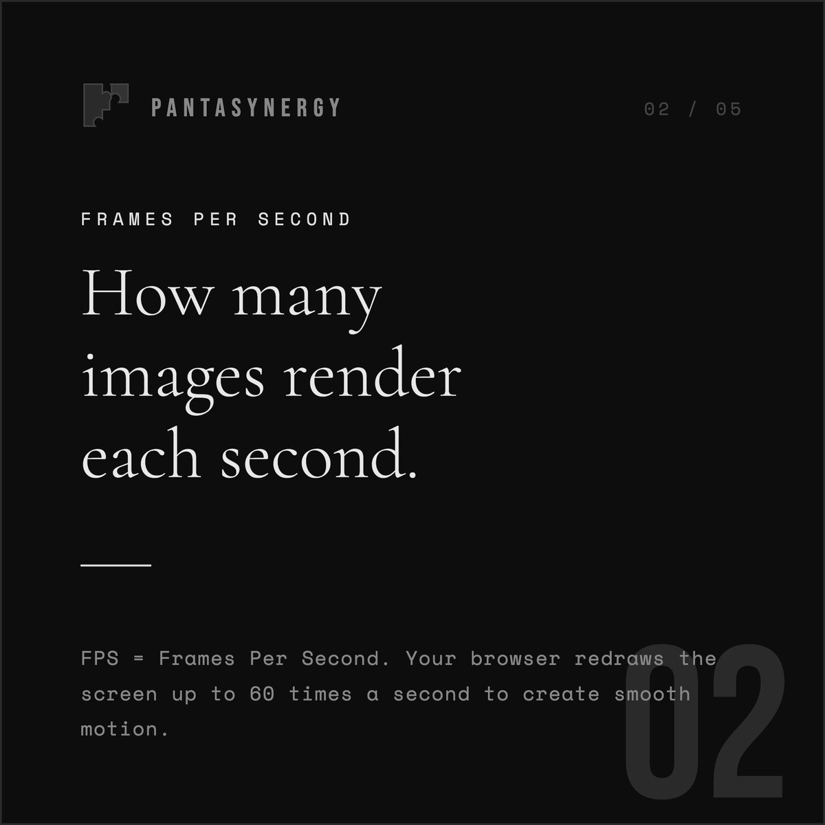PantaSynergy's tweet photo. Why your visuals feel LAGGY

#generativedesign #fps #digitalart https://t.co/pgGFSIrzbH