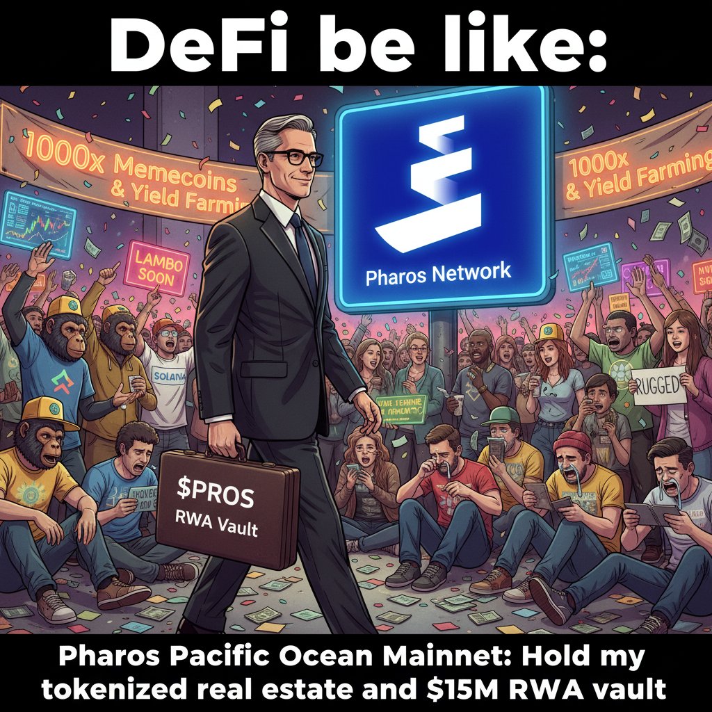 dakolo07's tweet photo. Pharos don't  play at all 😂

While other chains keeps  throwing tantrum, Pharos just dropped Pacific Ocean Mainnet with institutional performance.

RealFi no be for babies.

Who’s ready for the next wave? 🌊
$PROS @Kiwi_Nod 

0x8Ac4cCE6B37a203c888B74442dF7538E05C2E120 https://t.co/iNRFTskqw6