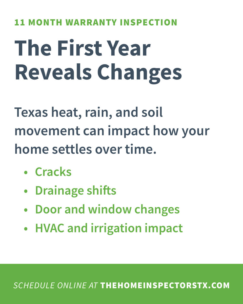 thidfw's tweet photo. Bought a new home last summer? Your builder warranty may be approaching its one year mark.

An 11 month warranty inspection helps identify concerns so they can be addressed while your warranty is still in place.

Schedule early: https://t.co/6Ozq6liuVr https://t.co/KtveDd4YO9