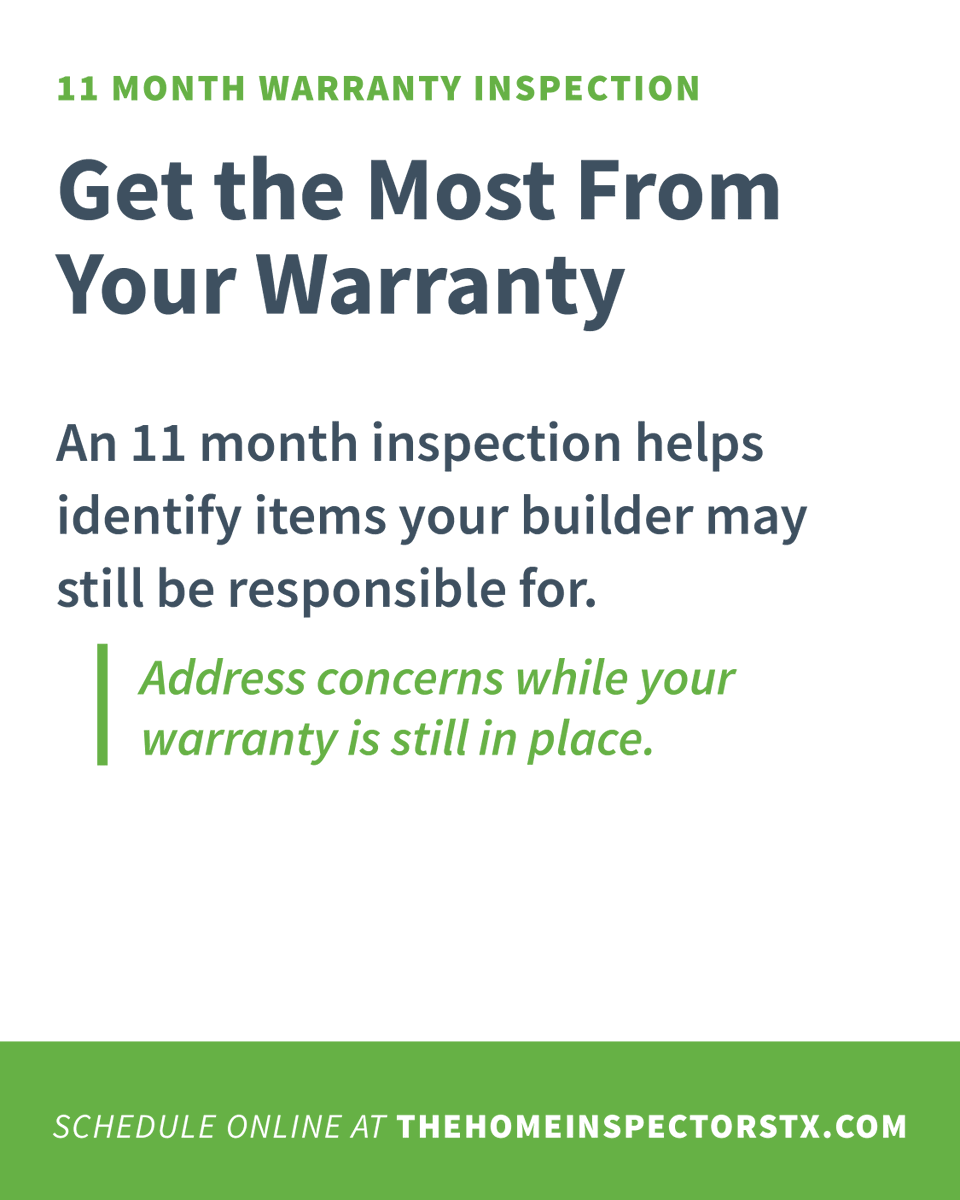 thidfw's tweet photo. Bought a new home last summer? Your builder warranty may be approaching its one year mark.

An 11 month warranty inspection helps identify concerns so they can be addressed while your warranty is still in place.

Schedule early: https://t.co/6Ozq6liuVr https://t.co/KtveDd4YO9