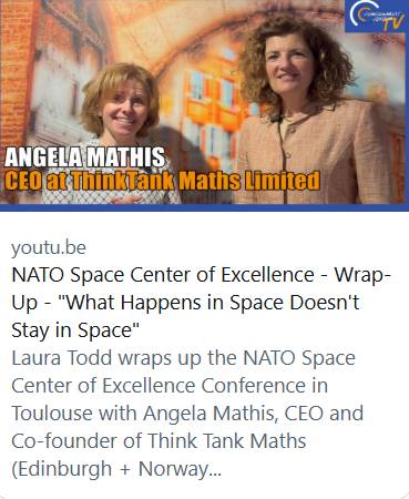 SpaceWatchGL's tweet image. "What happens in space doesn’t stay in space."

Angela Mathis (@MathsTank) and Laura Todd wrap up the @NATOSpaceCOE. The core takeaway? #Collaboration is the ultimate deterrent for protecting space-dependent life on Earth.

🎥 Watch: youtu.be/XxwNFAFVDOw

#SpaceCafeClip @NATO