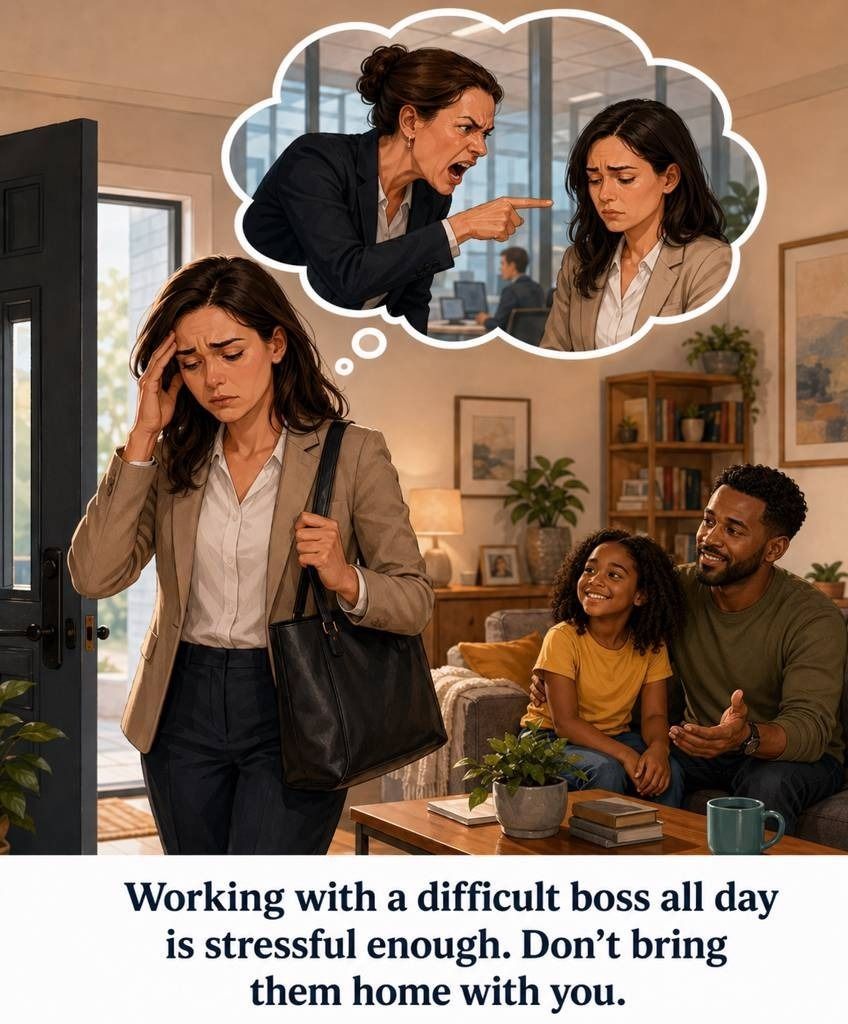 GuyWinch's tweet image. If you’re thinking about difficult people from work when you’re home, you’re bringing them into your home. Keep them out.

#Stress #Burnout #bosses